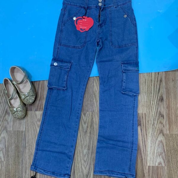 Girls Cargo Jeans
